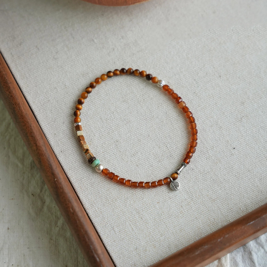 Collier en cristal naturel couronne vintage