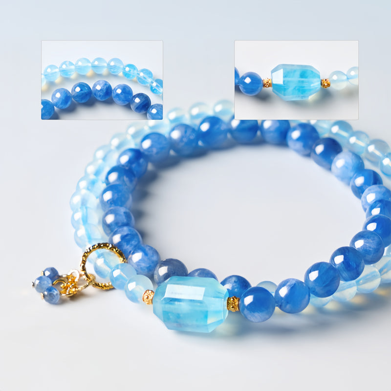 Bracelet aigue-marine Mana Bar