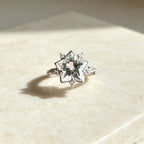 Natural Clear Crystal Star Ring - Delivers Sweet Romantic Love