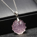 Rose Quartz Nine-Tailed Fox Necklace – Attract Love, Boost Charm, Open Heart