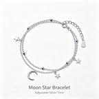 Bracelet Lune et Étoile Pacte d'Amour