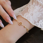 Bracelet Citrine Boussole Stellaire - Énergie Positive et Orientation