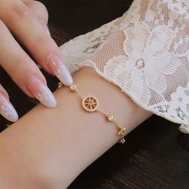 Starlight Compass Citrine Bracelet - Positive Energy & Direction