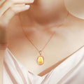 Collier en cristal naturel Golden Energy