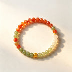 Natural Hetian Jade & Red Agate Bracelet - Wear Peace Close to Your Heart