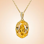 Collier en cristal naturel Ambre Chuchotement