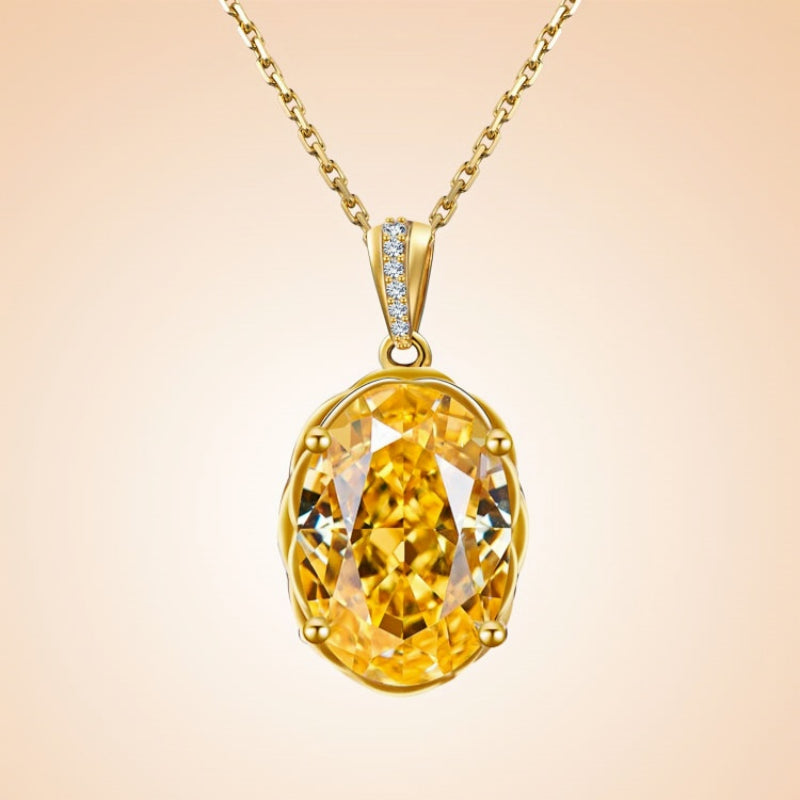 Collier en cristal naturel Ambre Chuchotement