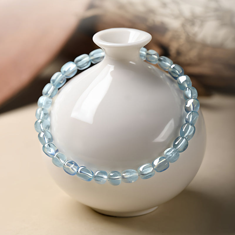 Natural Aquamarine Bracelet - Sailor’s Courage