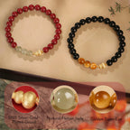 Collier en cristal naturel couronne vintage