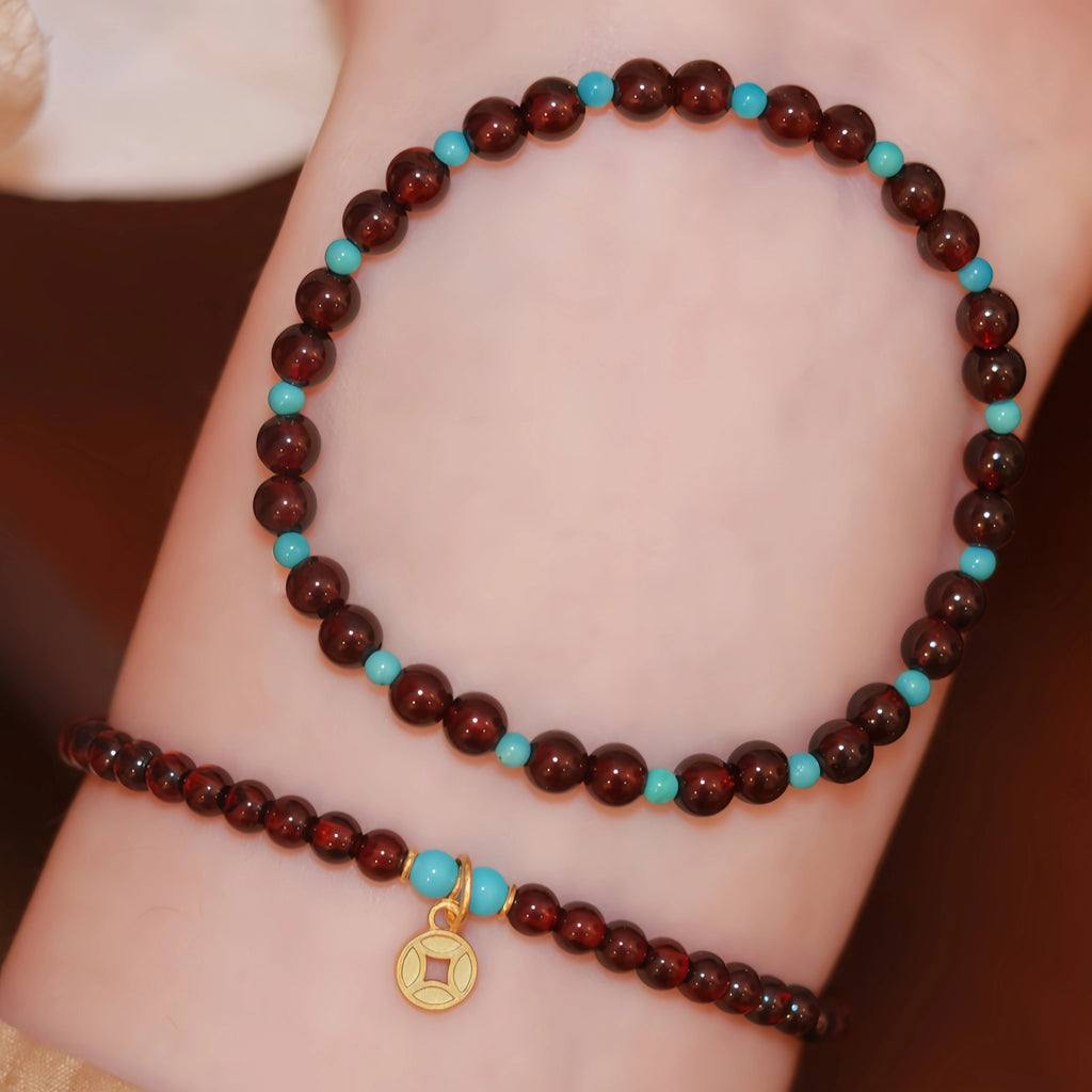Collier en cristal naturel couronne vintage