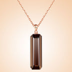 Collier en cristal naturel amour éternel