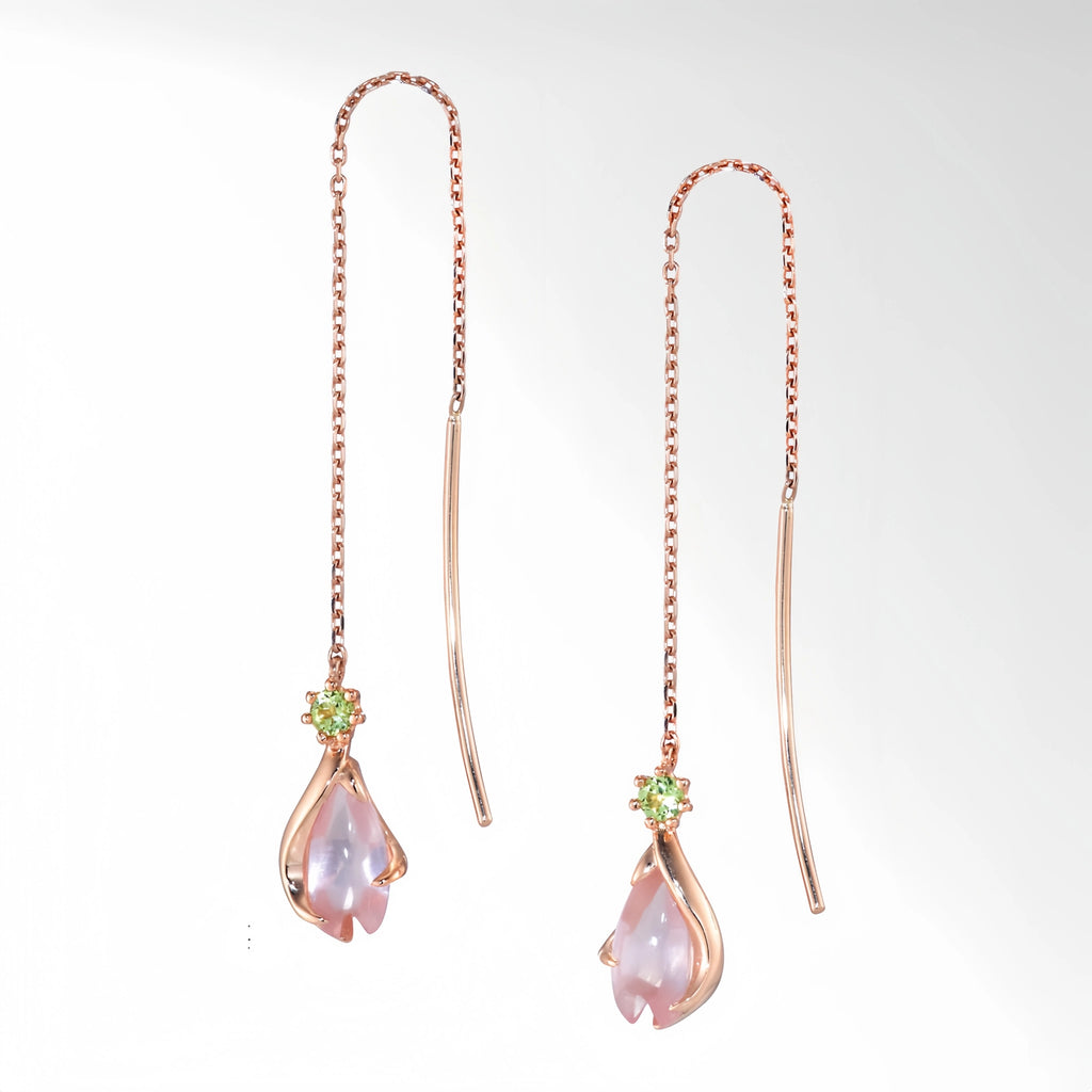 Collier en cristal de quartz clair Pendentif facetté irrégulier
