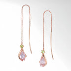 Collier en cristal de quartz clair Pendentif facetté irrégulier