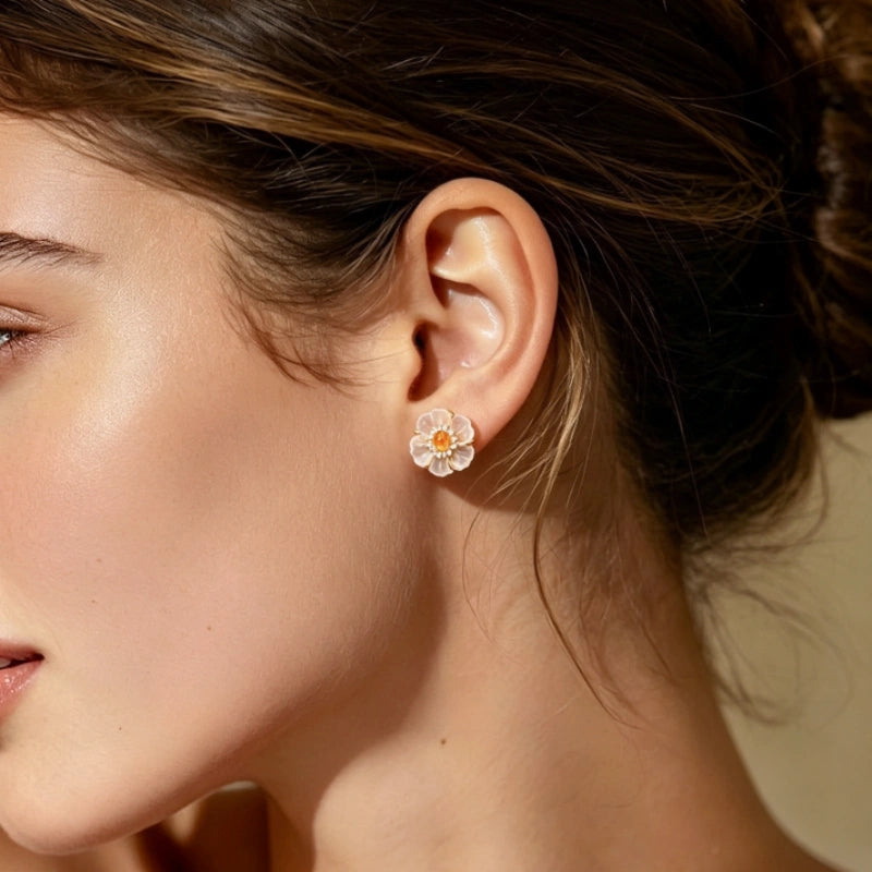 Lumina Fervor Natural Crystal Earrings