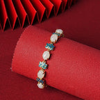 Bracelet Lotus Sacré en Jade Hetian Naturel