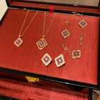 Collier Sakura en jade Hetian