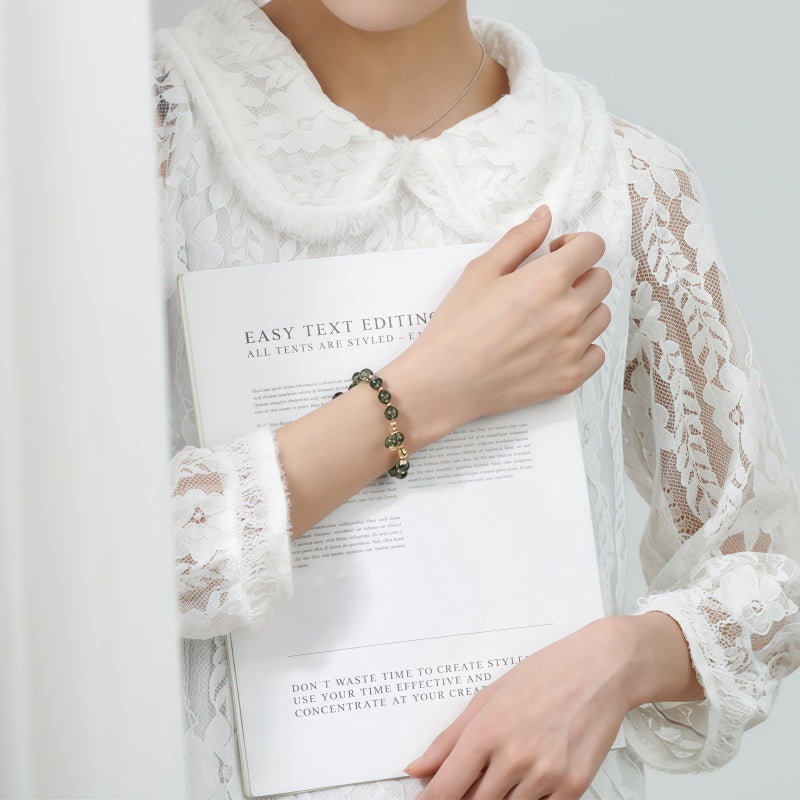 Bracelet en cristal naturel Fortune Sprout