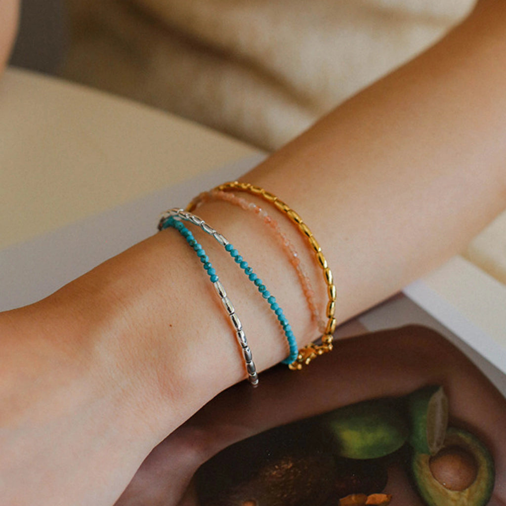 Collier en cristal naturel couronne vintage