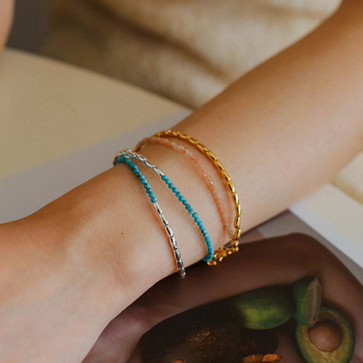 Collier en cristal naturel couronne vintage