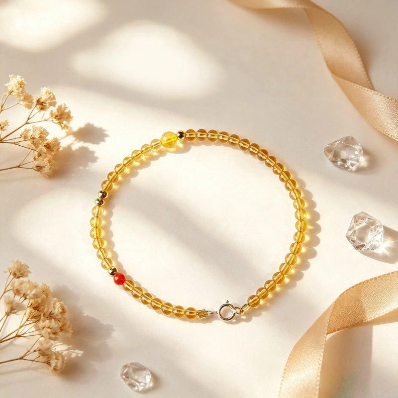 Bracelet raffiné en cristal naturel