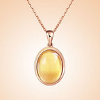 Collier en cristal naturel Golden Energy