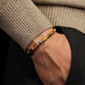 Bracelet Œil-de-Tigre Naturel — Essentiel Empilable Porteur de Chance et de Fortune