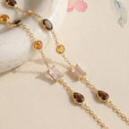 Bracelet triple chance en cristal naturel