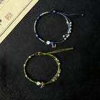 Star & Petal Adjustable Pull Hand-Woven Bracelet - Gentle Daily Styling