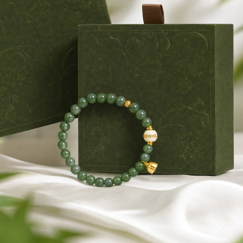 Bracelet Noble Cheval en Jade de Hetian
