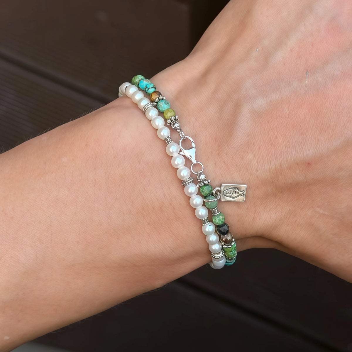 Collier en cristal naturel couronne vintage