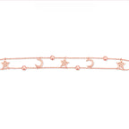 Bracelet Lune et Étoile Pacte d'Amour