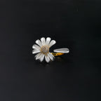 Nouvelle bague ouverte Sunny Daisy - Bague Innocence