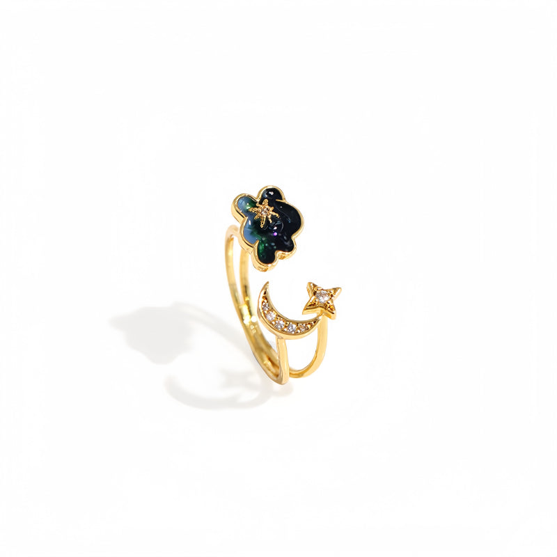 Bague en améthyste naturelle irrégulière – Calme l'esprit, approfondit l'intuition, attire la paix