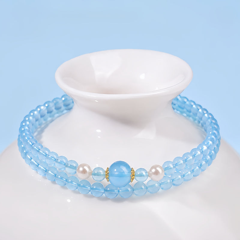 Bracelet aigue-marine Mana Bar