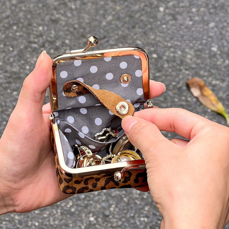 Mini Soft Leather Jewelry Container Box