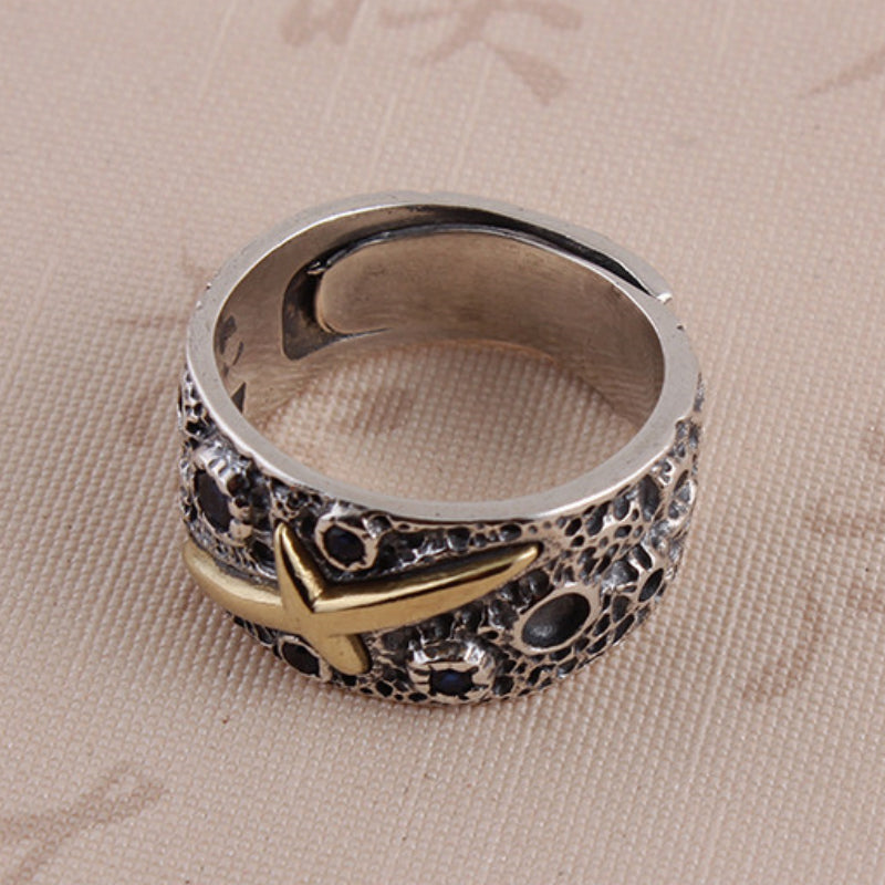 Bague en améthyste naturelle irrégulière – Calme l'esprit, approfondit l'intuition, attire la paix