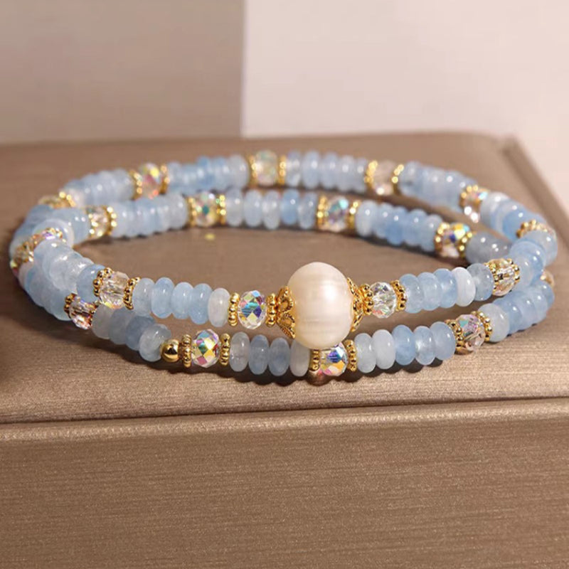 Bracelet de cinabre naturel Renouveau Lotus Rouge