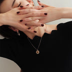 Collier en pierre naturelle Œil de Tigre — Cadeau Déesse Pétale pour Meilleure Amie