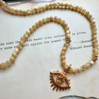 Vintage Evil Eye Necklace - Draws Constant Opportunities