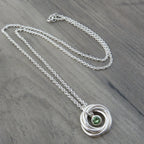 60th Birthday Gifts for Women, Silver Birthstone Necklace, 60th Birthday Gift, Birthstone Jewelry