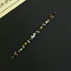 S925 Sterling Silver Butterfly Peridot Macrame Bracelet, Growth & Positive Energy Healing