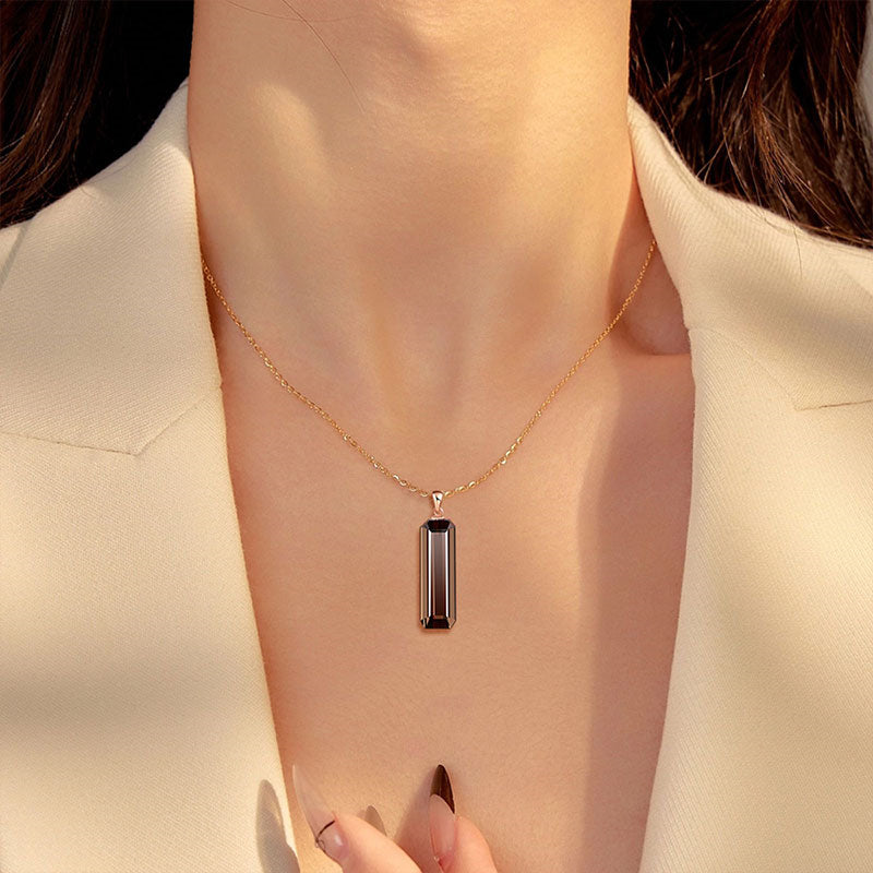 Collier en cristal naturel amour éternel