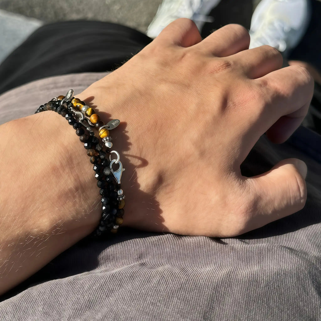 Minimalist Boho Gem Wrap Bracelet - Awaken Wisdom Calm Your Mind