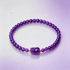 Bracelet Pi Xiu Violet en Cristal Naturel