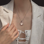AA Clear Quartz Chubby Star Necklace – Purify Aura, Manifest Wishes