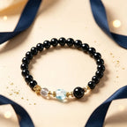 Water Element Balance Natural Obsidian Bracelet — Obsidian Blocks Harmful Malice