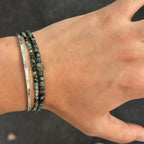 Wild‑Vibe Natural Stone Bracelet - Rootedness, Centering, Empowerment