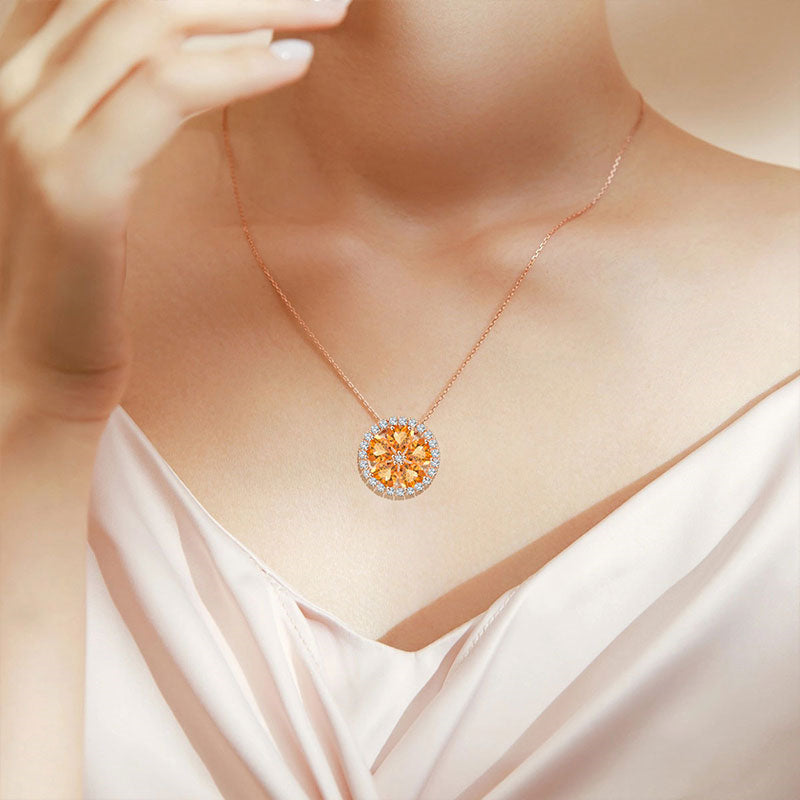 Collier en cristal naturel Bloom Toward Light