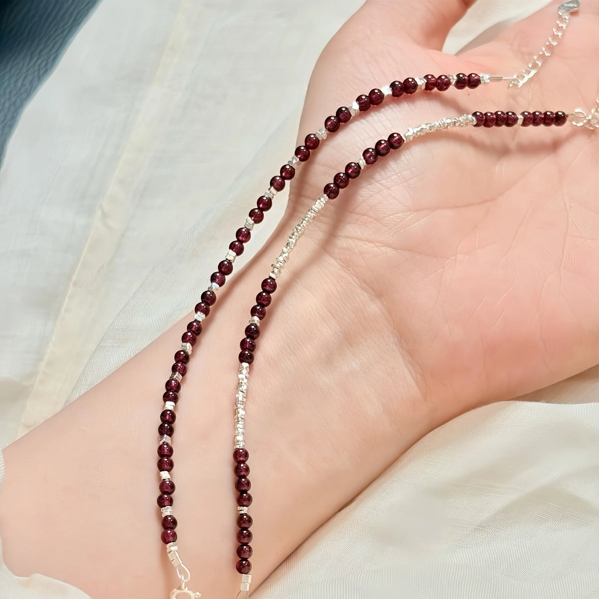 Collier en cristal naturel couronne vintage
