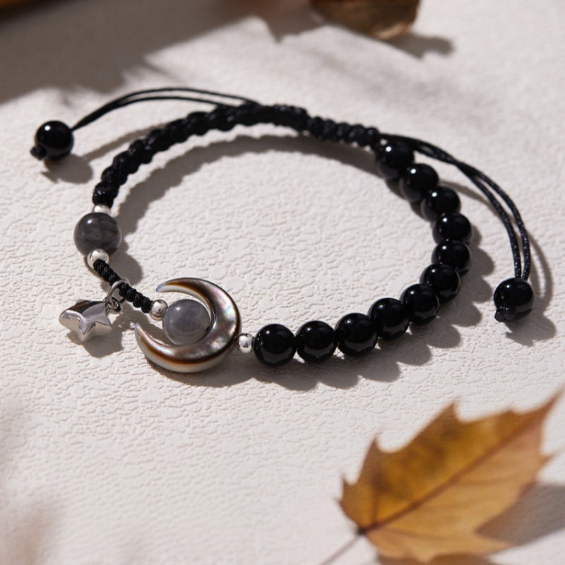 Bracelet Lune et Étoile Pacte d'Amour